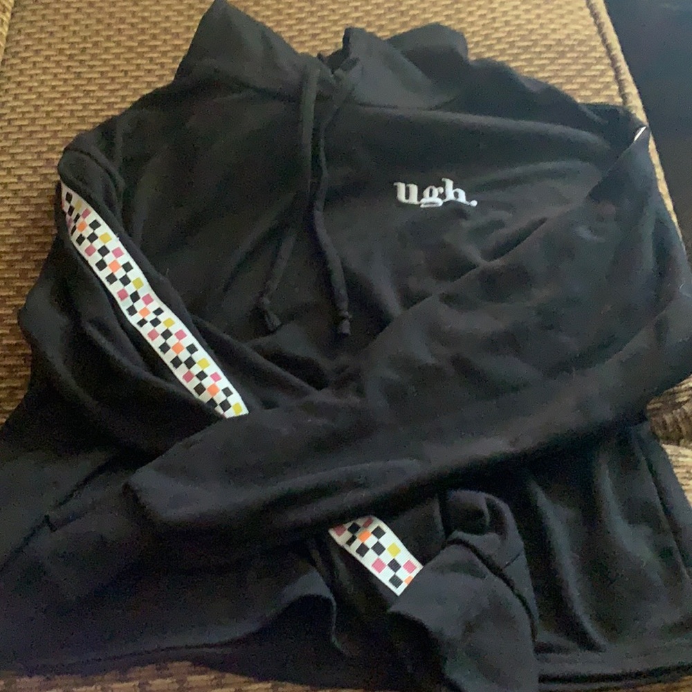 Black “Ugh” Hoodie